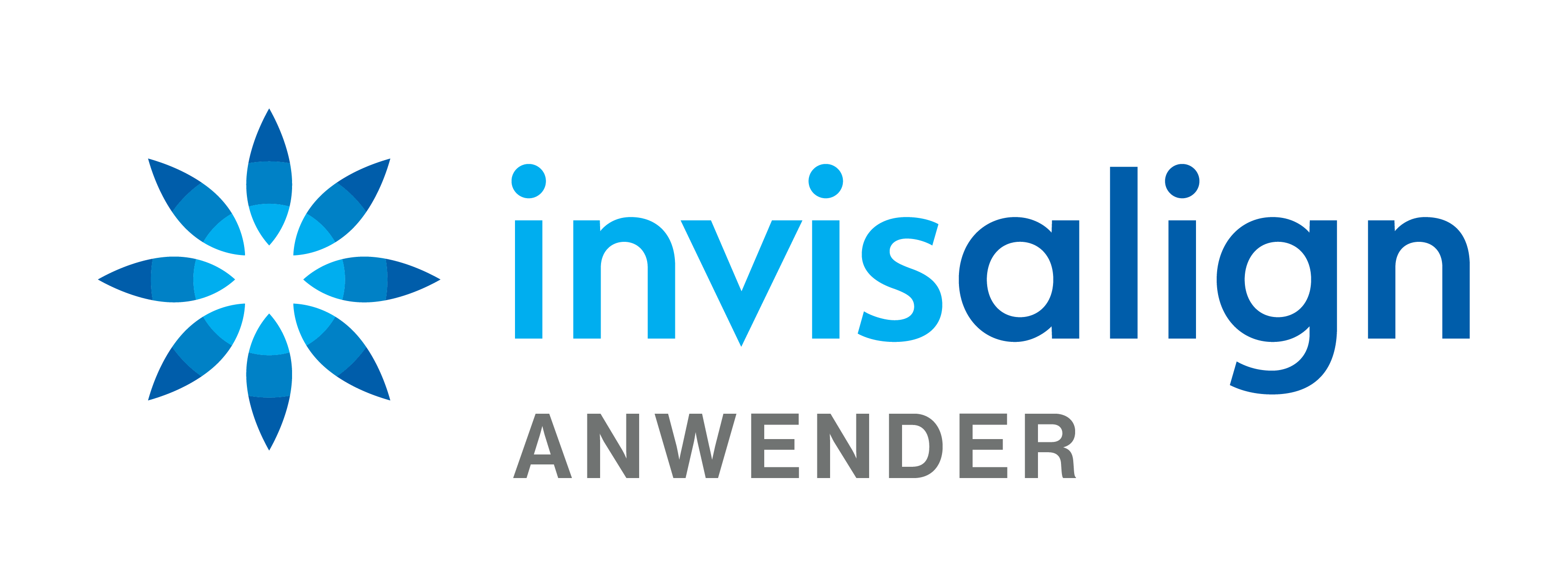 Invisalign Logo Anwender blau